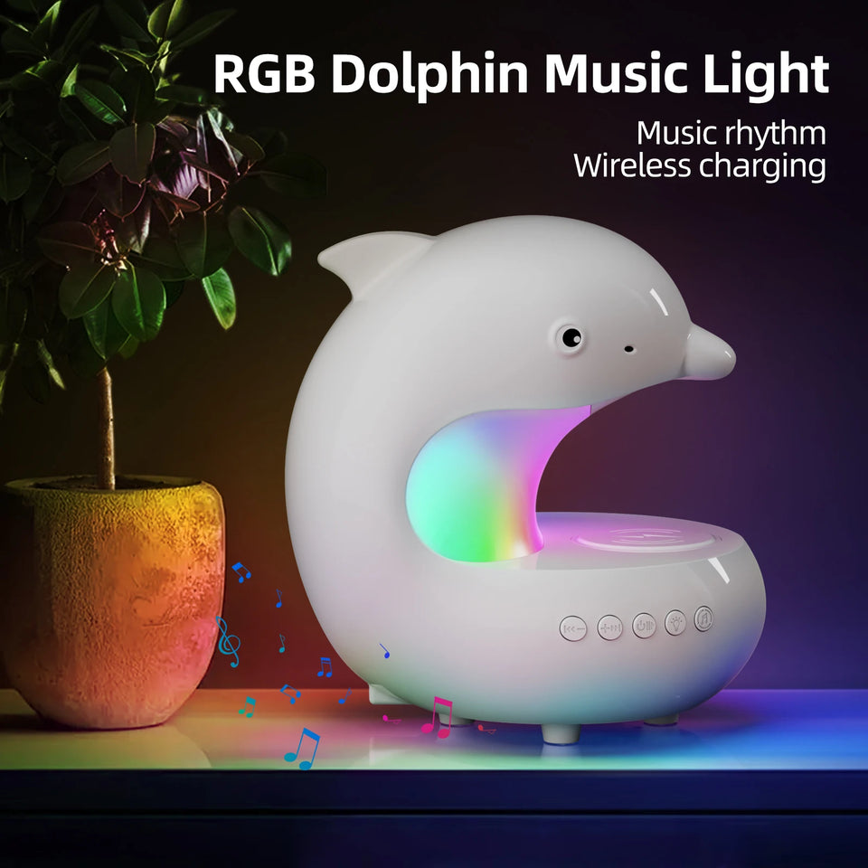 RGB bedside lamp with remote control