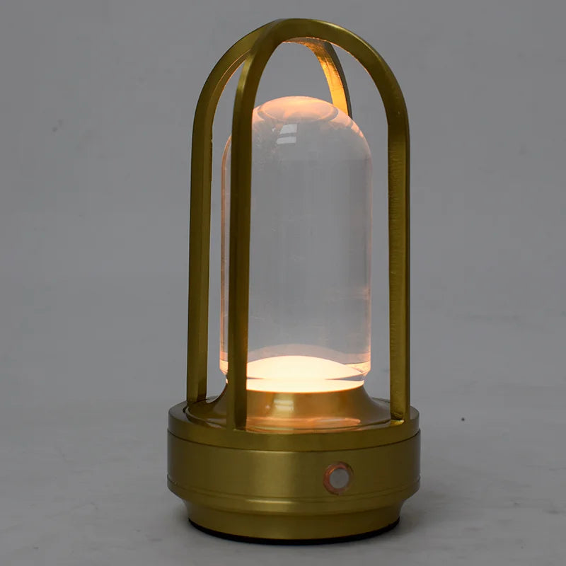 USB rechargeable warm white table lamp