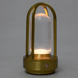 USB rechargeable warm white table lamp