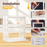 foldable spice organizer for cabinet