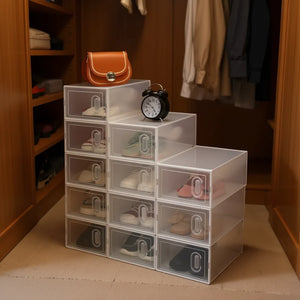 dustproof shoe storage boxes for wardrobe