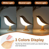 rechargeable bird LED table lamp
