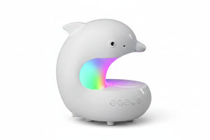 smart LED table lamp with wireless phone charger