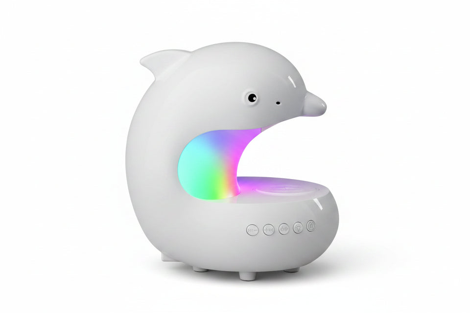 smart LED table lamp with wireless phone charger